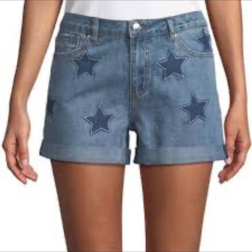 Velvet Heart Denim shorts with stars